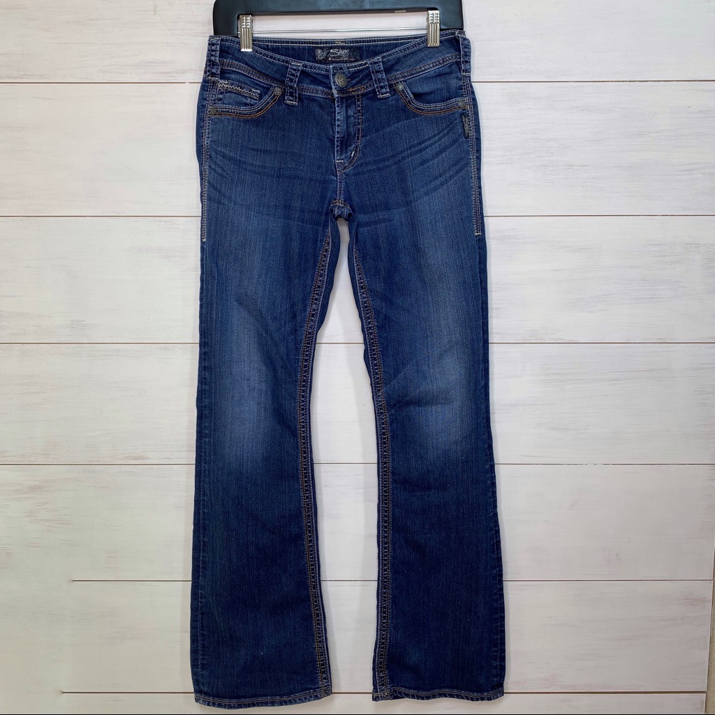 Silver Suki Surplus Jeans Bootcut Denim 27 X 32